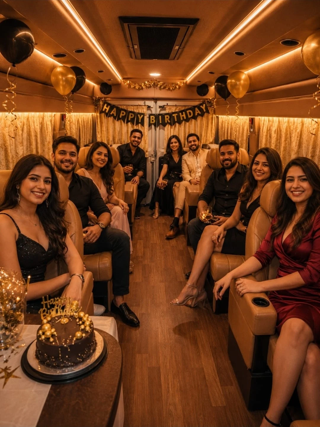 Private mobile celebration lounge in Delhi NCR